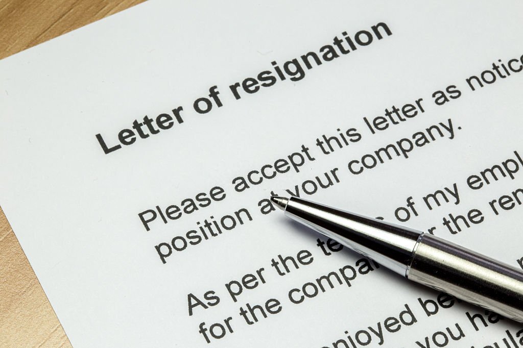 Teacher Resignation